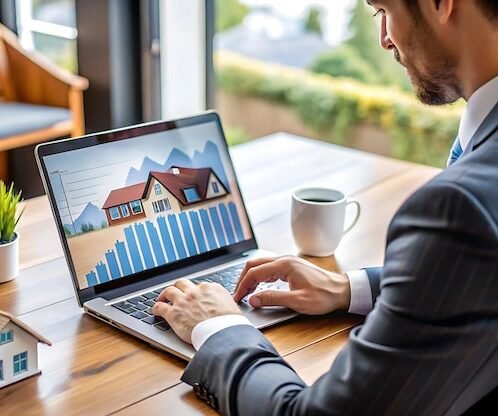 Real estate CRM management dashboard